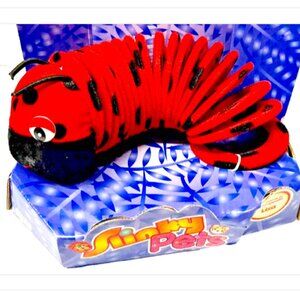 Liza Ladybug Slinky by Slinky Pets Red & Black VERY RARE Collectible Sli…